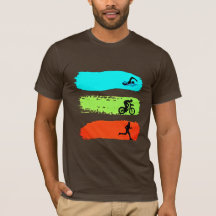 Natación, ciclismo y carreras. Triathlon T-Shirt