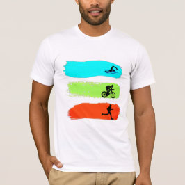 Camiseta Natación, ciclismo y carreras. Triathlon T-Shirt