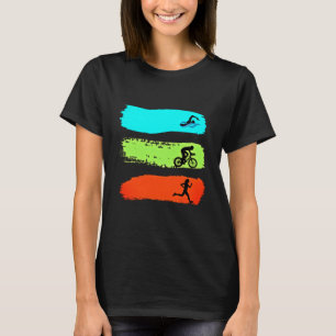Camiseta Natación, ciclismo y carreras. Triathlon T-Shirt