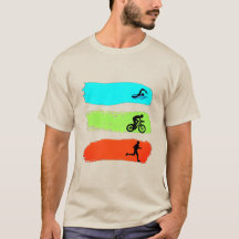 Natación, ciclismo y carreras. Triathlon T-Shirt