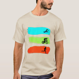 Camiseta Natación, ciclismo y carreras. Triathlon T-Shirt