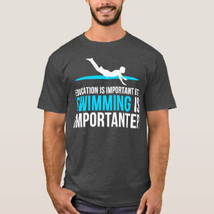 Camiseta natación cita graciosa