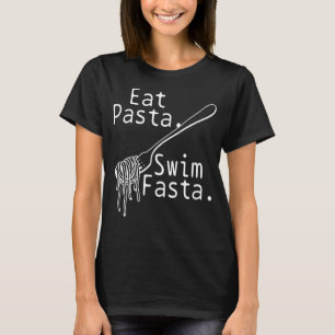 Camiseta Natación Coma Pasta Natación Fasta Nadador 2