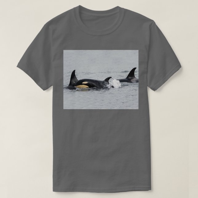Camiseta Natación de ballenas asesina 3 (Diseño del anverso)