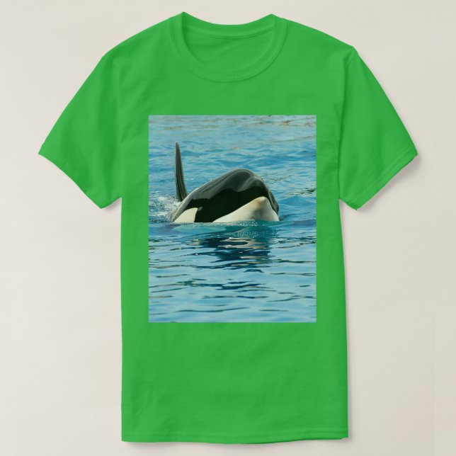 Camiseta Natación de ballenas asesinas 5 (Diseño del anverso)