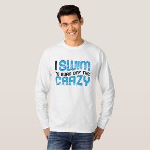 Camiseta Natación del nadador nado el loco