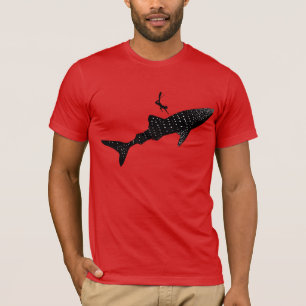 Camiseta Natación del tiburón de ballena - señalización