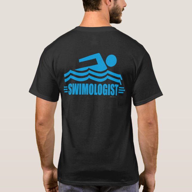 Camiseta Natación divertida (Reverso)