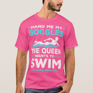 Camiseta Natación En Googles Natación En Piscina