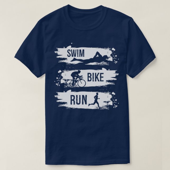 Camiseta Natación en tríatlón de natación 2 (Diseño del anverso)
