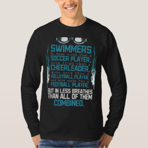 Camiseta Natación Hechos Divertidos Deportes Acuáticos Equi