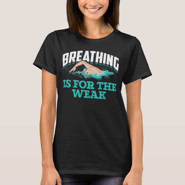 Camiseta Natación Humor Funny Nadador (Anverso)