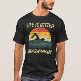 Camiseta Natación Para Hombres Mujeres Piscina