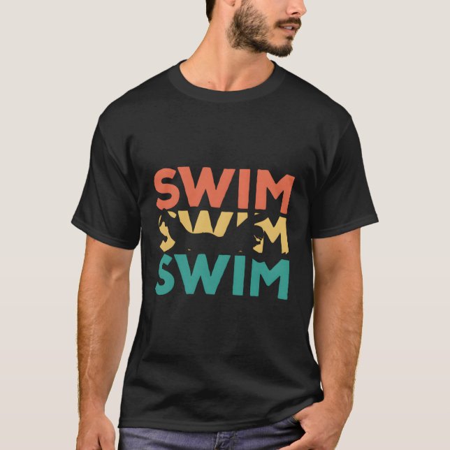 Camiseta Natación Para Los Nadadores (Anverso)