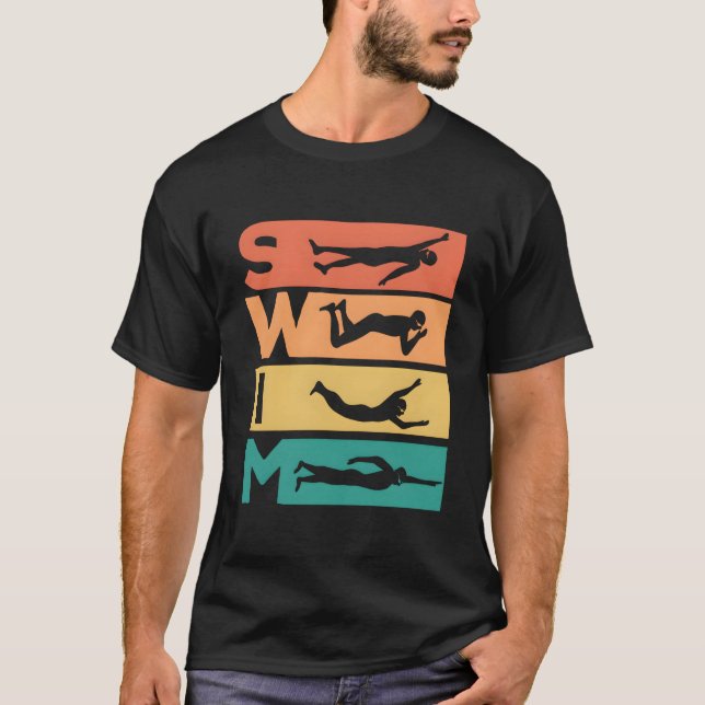 Camiseta Natación Para Nadadores (Anverso)