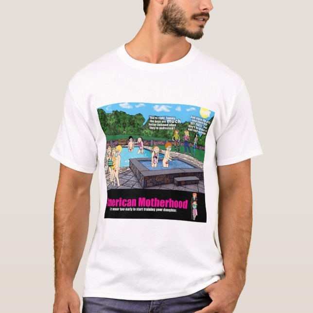 Camiseta Natación-Piscina-Censurado (Anverso)