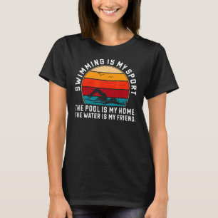 Camiseta Natación Piscina Deportes Hogar Amigo Bañera Náuti