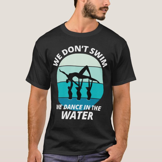 Camiseta Natación sincrónica de natación de sincronizado (Anverso)