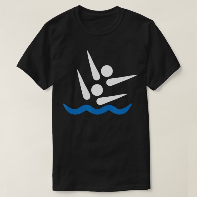 Camiseta Natación sincronizada (Diseño del anverso)