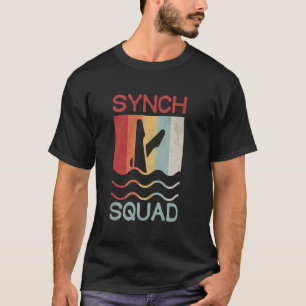 Camiseta Natación Sincronizada Equipo Sincronizado Retro Vi