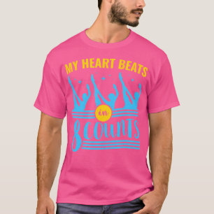 Camiseta Natación Sincronizada Mi Corazón Late En 8 Compase