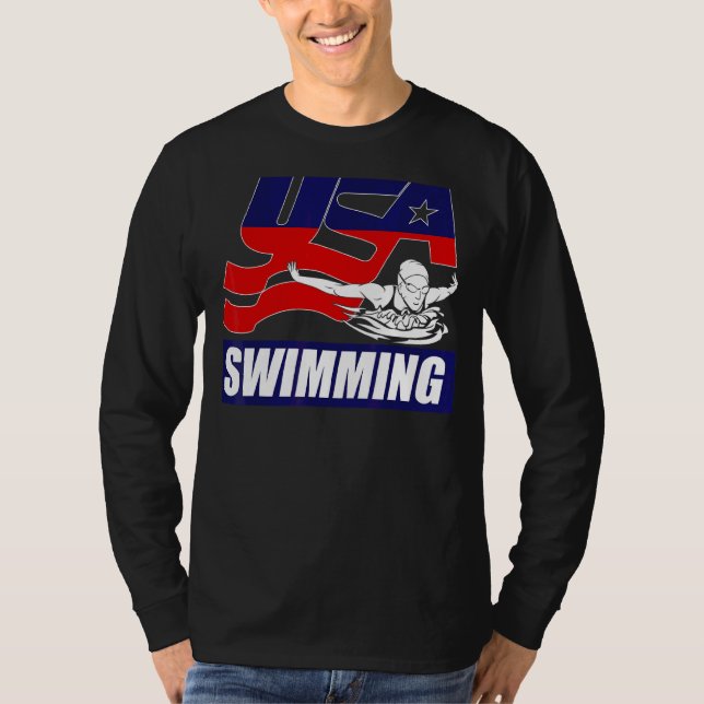 Camiseta Natación Swimmer Coach Swim Team Sports 2022 U S (Anverso)