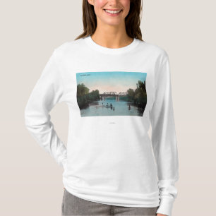 Camiseta Natación y canotaje en el lago winters