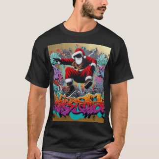 Camiseta natal hiphop