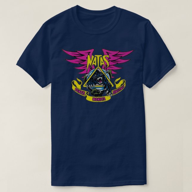 Camiseta Natas claw and panther skateboard design (Diseño del anverso)