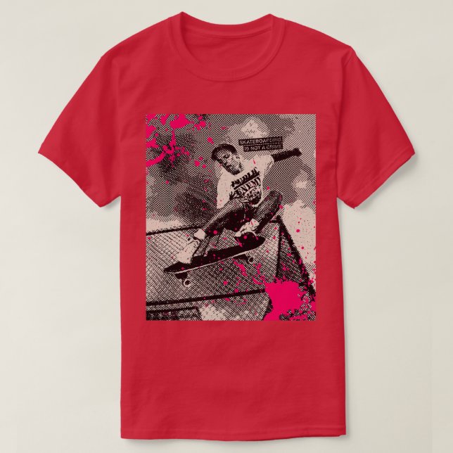 Camiseta Natas Skateboarding no es una Escuela Vieja del Cr (Diseño del anverso)