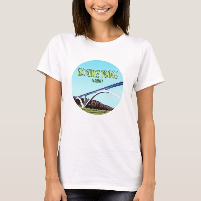 Camiseta Natchez Trace Parkway Tennessee Mississippi (Anverso)