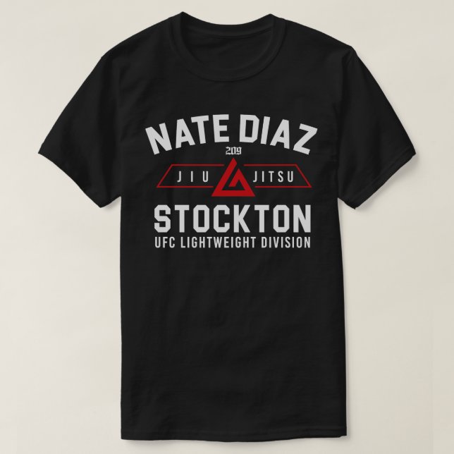 Camiseta Nate Diaz Stockton TShirt (Diseño del anverso)