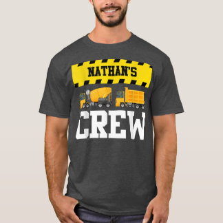 Camiseta Nathan Construction Crew Custom Dumptruck Dump Tru