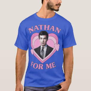 Camiseta Nathan Fielder Para Mí k Manga Corazón retro