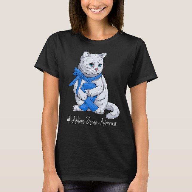 Camiseta National Addisons Disease Awareness Month Blue Rib (Anverso)