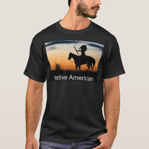 Camiseta NATIONAL AMERICANO Bow Arrow Horse Warrior Su