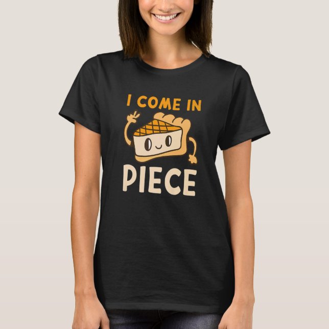 Camiseta National Cake Day Outfit I COME IN PIECE of Cheese (Anverso)