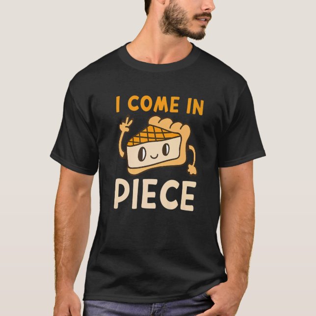 Camiseta National Cake Day Outfit I COME IN PIECE of Cheese (Anverso)