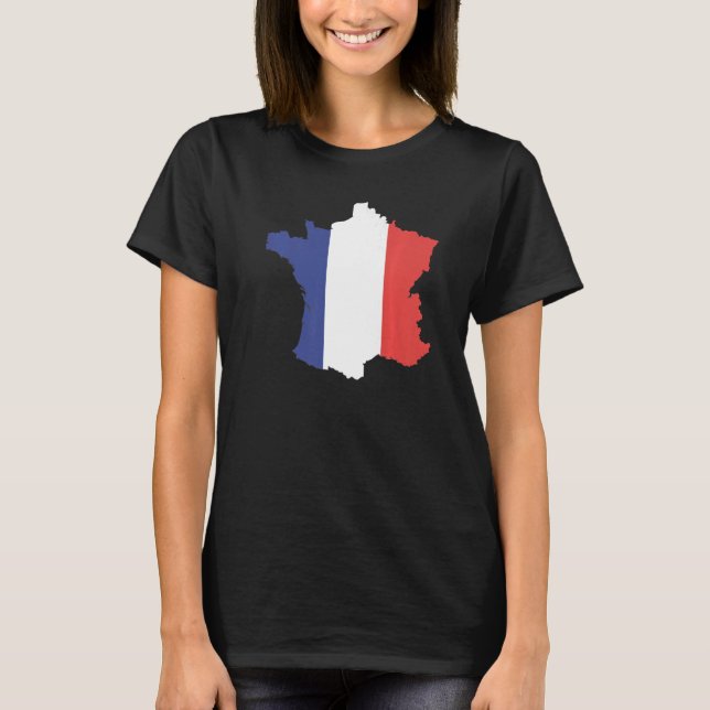Camiseta National Flag of France souvenir  for men women  2 (Anverso)