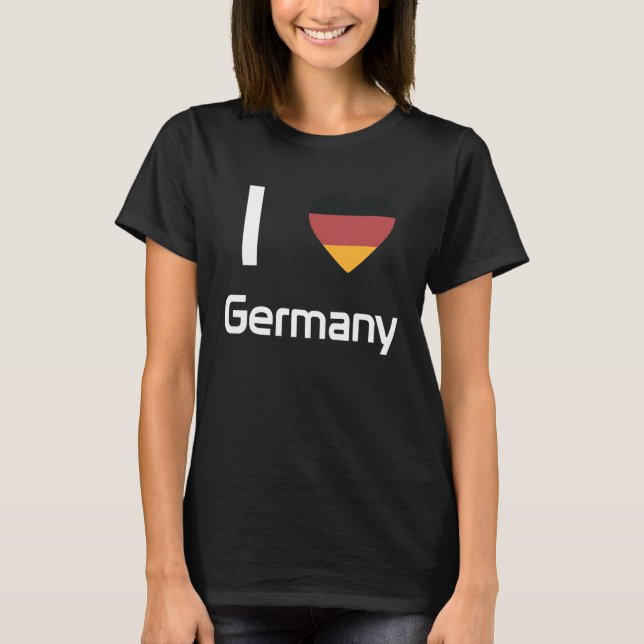 Camiseta National Flag of Germany souvenir  for men women 3 (Anverso)