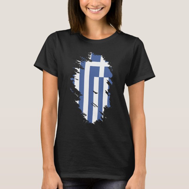 Camiseta National Flag of Greece souvenir  for men women 5 (Anverso)
