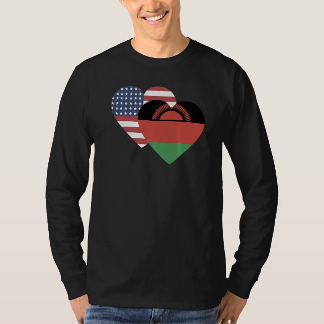 Camiseta National Flag of Malawi souvenir  for men women  1 (Anverso)