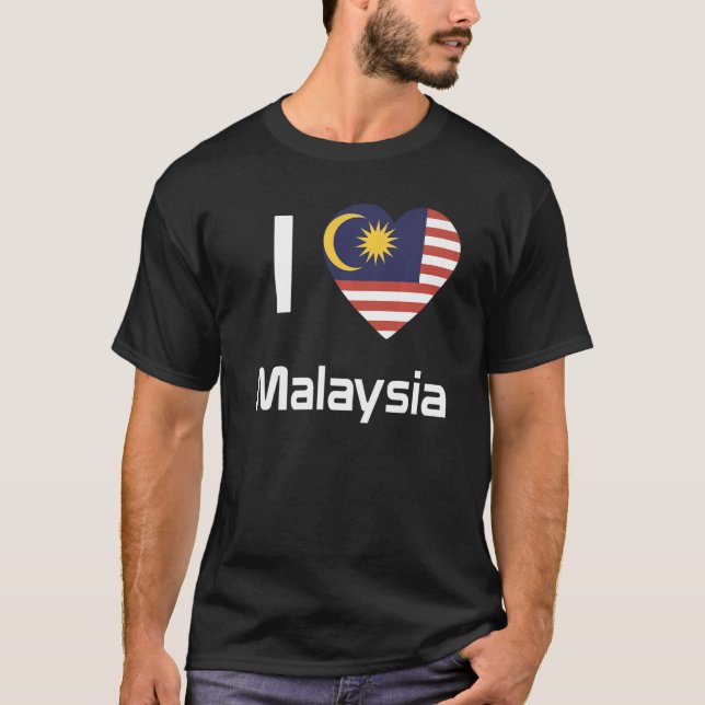 Camiseta National Flag of Malaysia souvenir  for men women (Anverso)