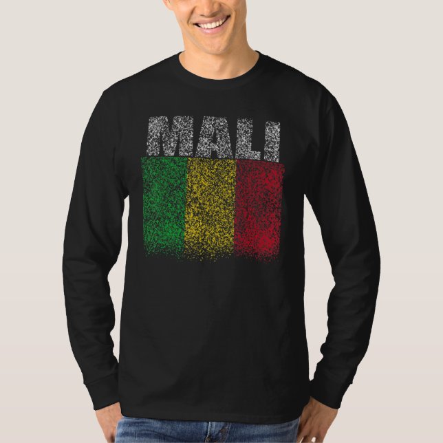 Camiseta National Flag of Mali souvenir  for men women 3 (Anverso)