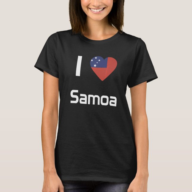 Camiseta National Flag of Samoa souvenir  for men women  2 (Anverso)