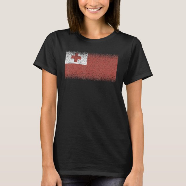 Camiseta National Flag of Tonga souvenir  for men women 1 (Anverso)
