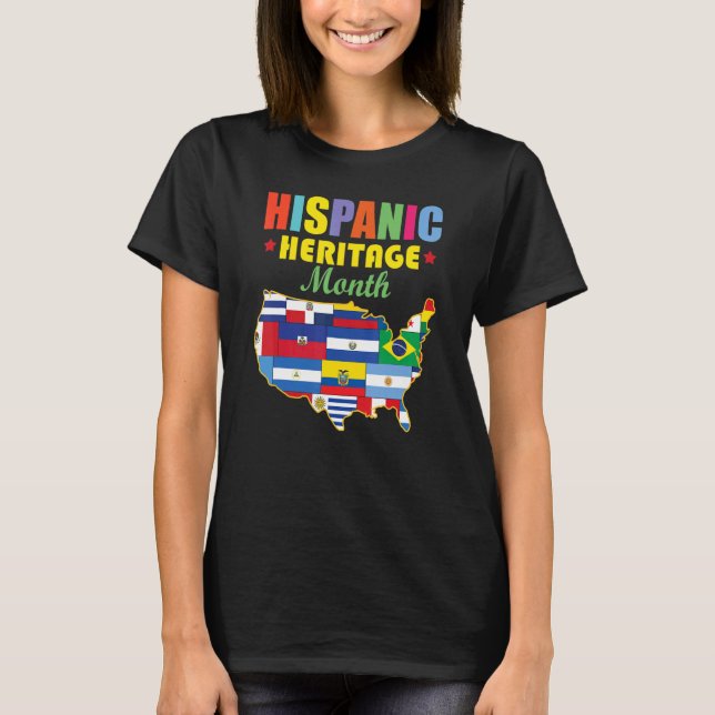 Camiseta National Hispanic Heritage Month (Anverso)