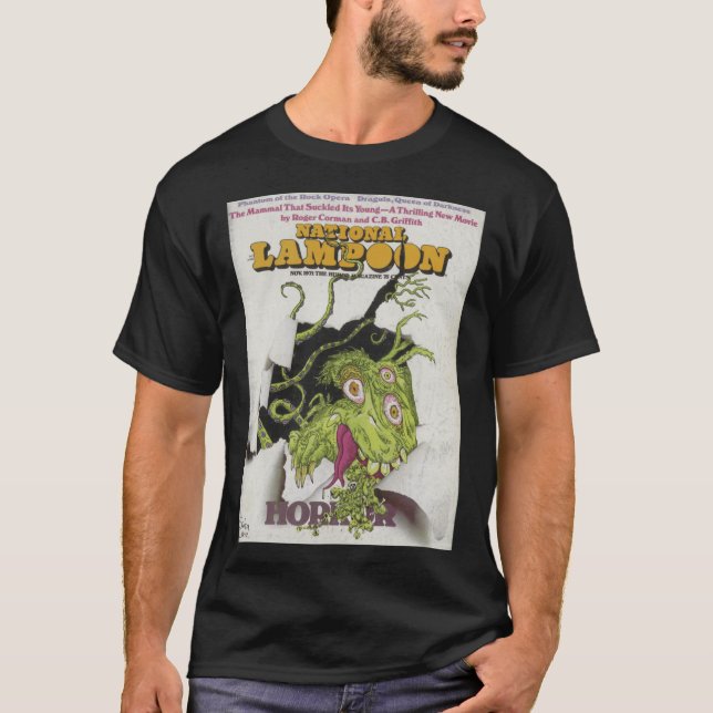 Camiseta National Lampoon Horror Cover funny (Anverso)