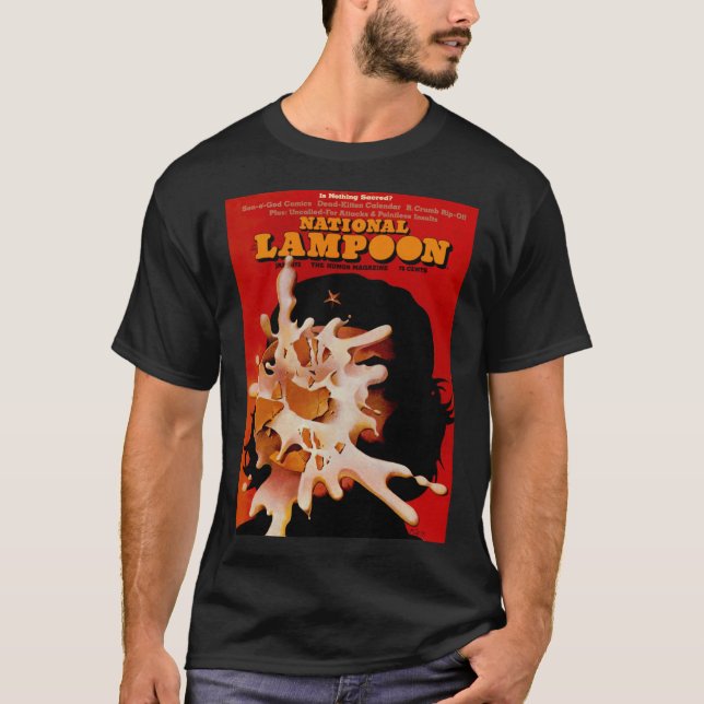 Camiseta National Lampoon Is Nothing Sacred Cover boy (Anverso)