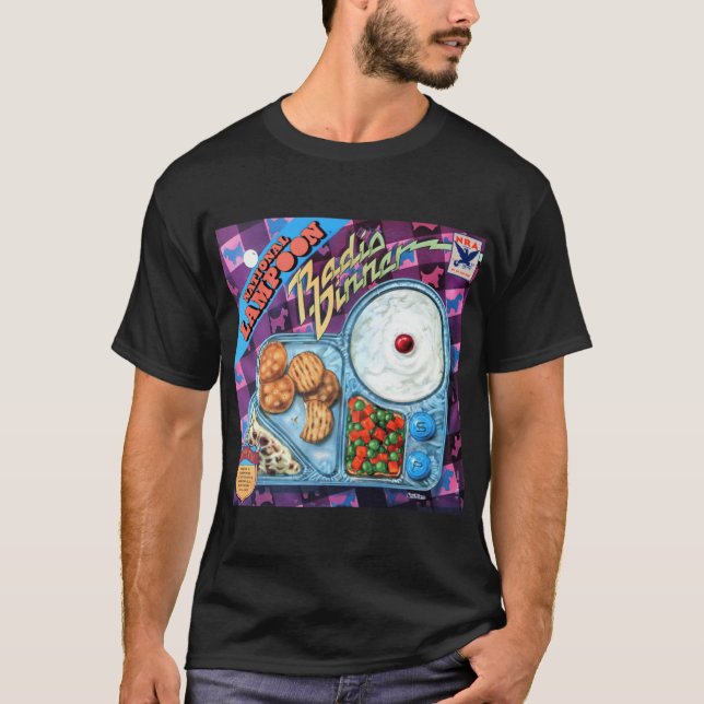 Camiseta National Lampoon Radio Dinner Cover girl (Anverso)